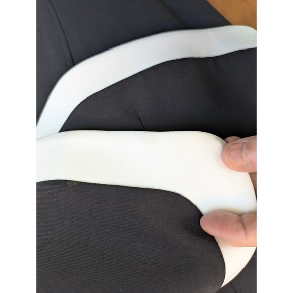 Joseph Ribkoff Blazer 4 Black Ivory Split Sleeve Tailored Sophisticated Jacket - Picture 9 of 9